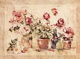 Potted Roses I by Cheri Blum